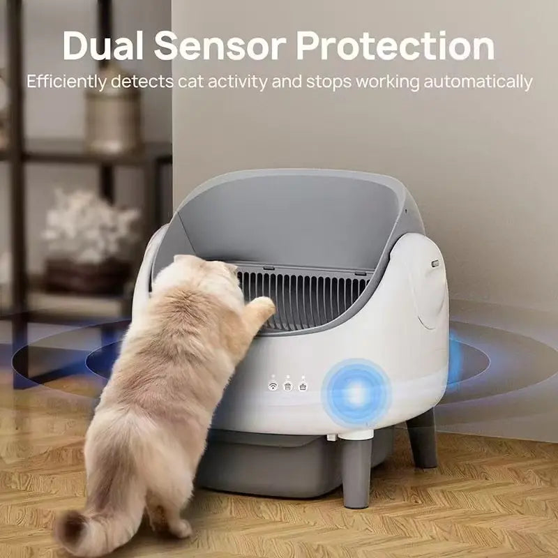 Smart Self-Cleaning Cat Litter Box